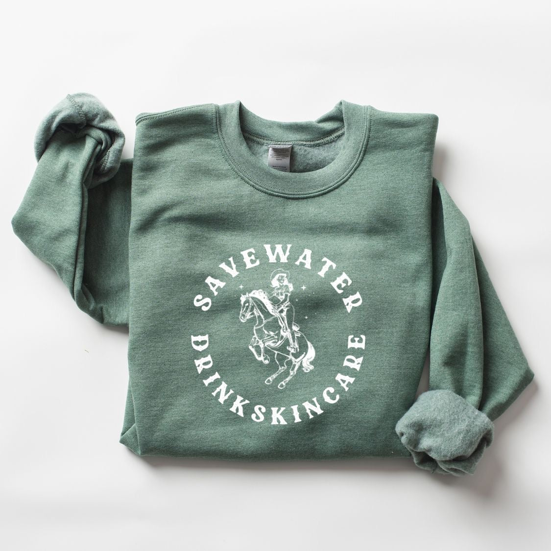 Save Water Drink Skincare Crewneck